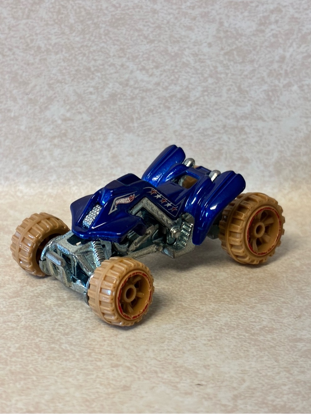 #1 Mattel Hot Wheels Sand Stinger Diecast Dune Buggy Blue/Silver/Tan